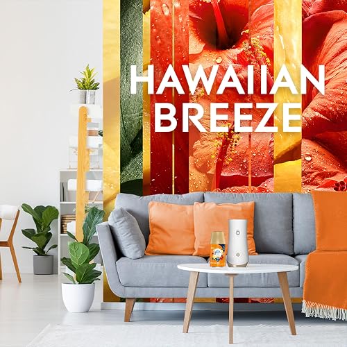 Glade Aromatizante para Hogar Automático 1 Aparato y 2 Repuestos Hawaiian Breeze