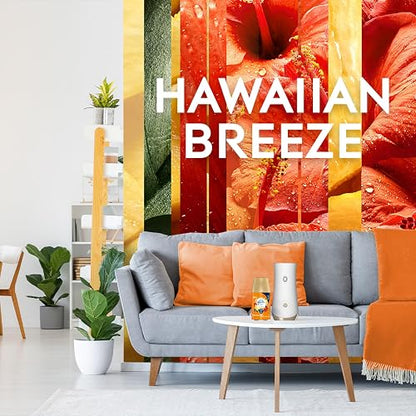 Glade Aromatizante para Hogar Automático 1 Aparato y 2 Repuestos Hawaiian Breeze