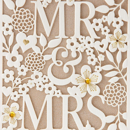 Hallmark Tarjeta de boda (Mr. & Mrs.)