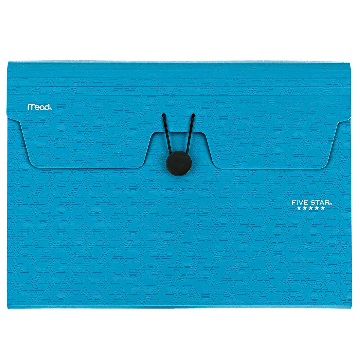 Five Star Organizador de archivos expansivo, organizador de archivos de acordeón de 6 bolsillos, cierre elástico, capacidad para papel de 8-1/2 x 11 pulgadas, azul Tidewater (350100C-ECM)