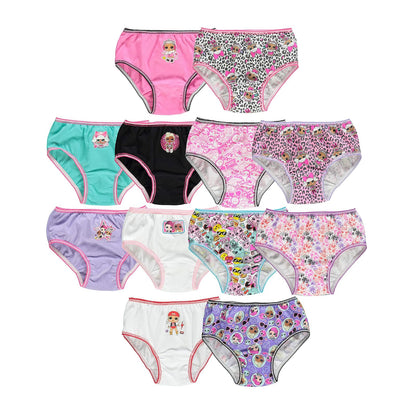 L.O.L. Surprise! 12 días de Ropa Interior 'Advent' Box Disponible en Tallas 4, 6 y 8 Bikini Estilo Ropa Interior Niñas