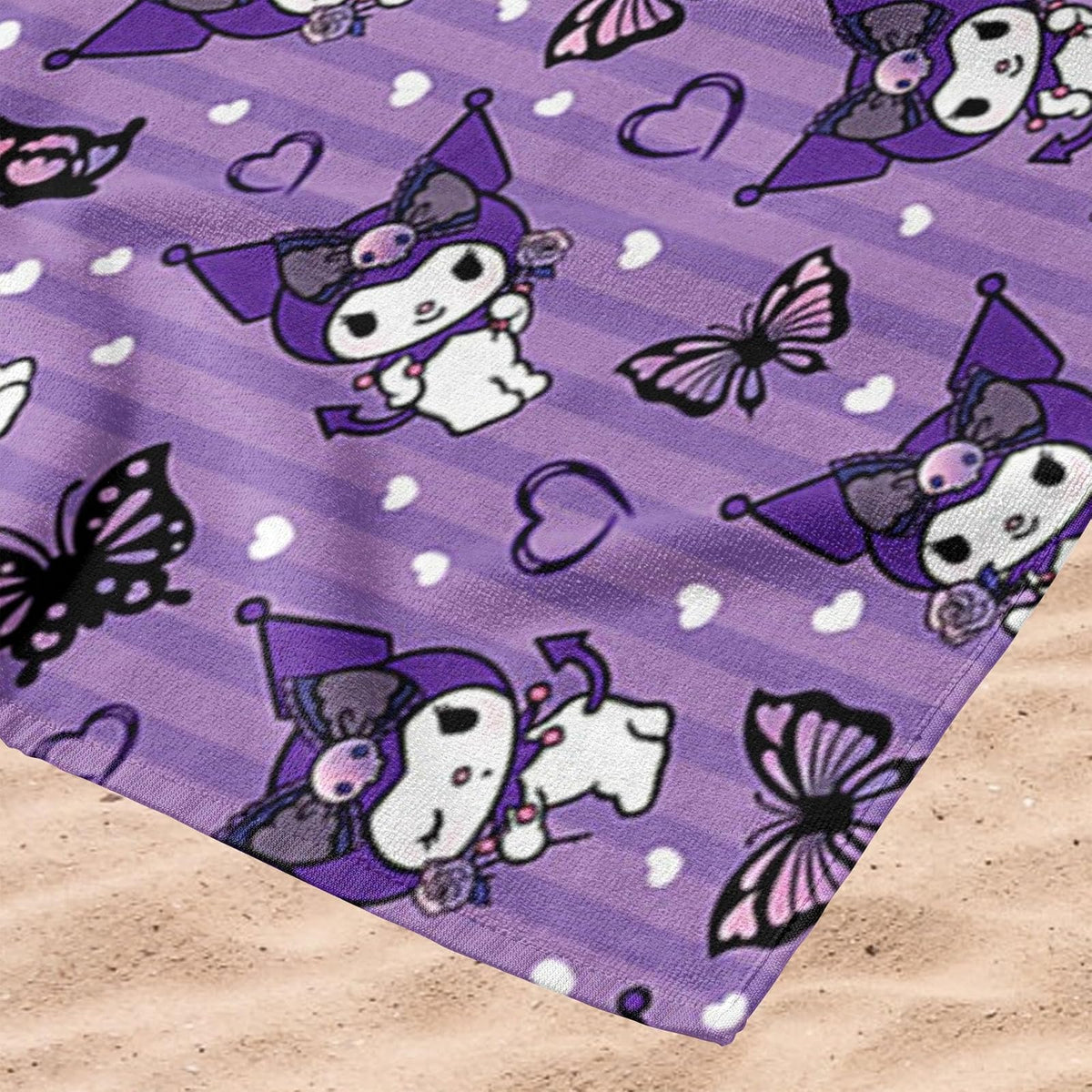 Northwest Kuromi Toalla de Playa de Microfibra, 76.2 x 152.4 cm, Linda Kuromi