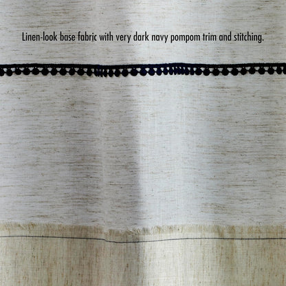 SKL Home by Saturday Knight Ltd. Frayser Cortina de Ducha, Lino 70 x 72 Pulgadas