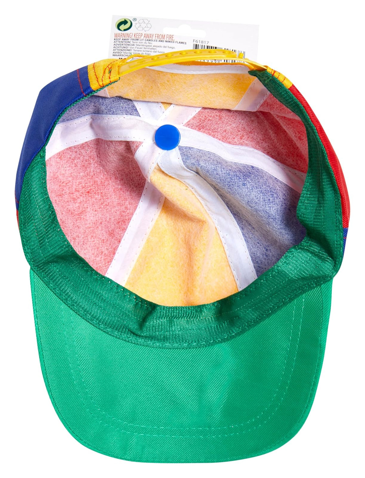 Forum Novelties unisex adult Classic Propeller Hat Costume Headwear, Multi, One Size US