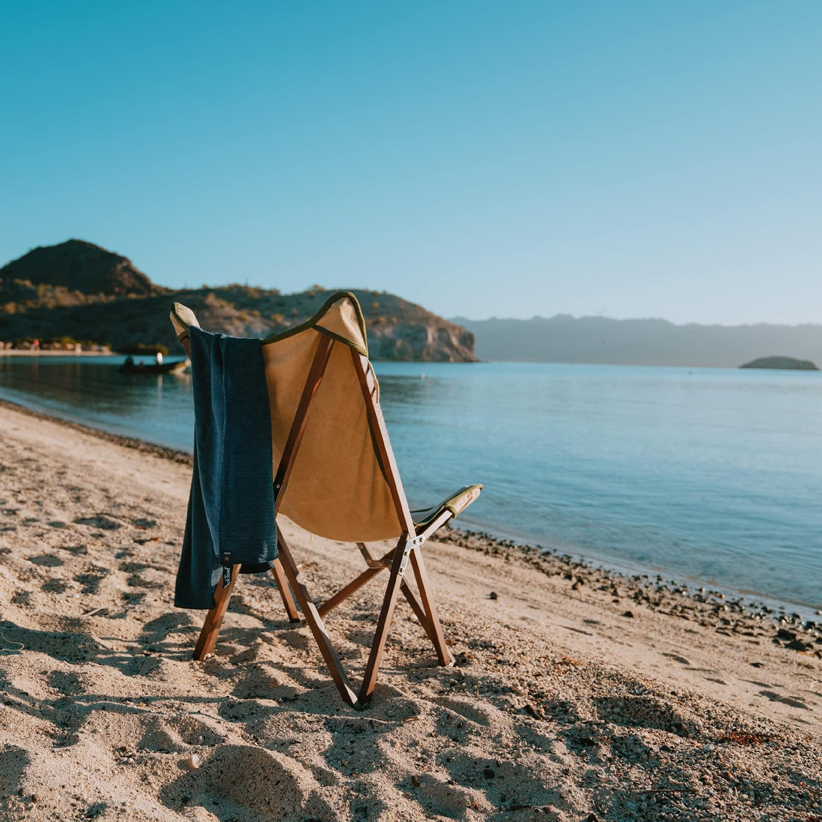 PackTowl Luxe - Toalla Ligera de Microfibra para Camping y Viaje, Medianoche, Playa