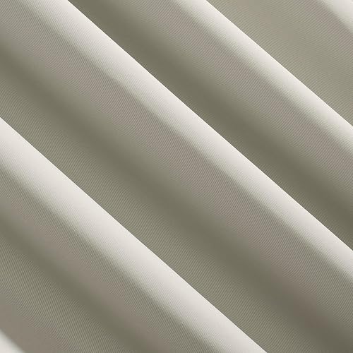 Sun Zero Easton - Panel de Cortina oscurecedora con pestaña Superior, Ahorro de energía, 40 x 95 Pulgadas, Perla