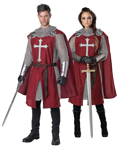 California Costumes Women Knight's Surcoat/Adult - G-XL - Borgoña