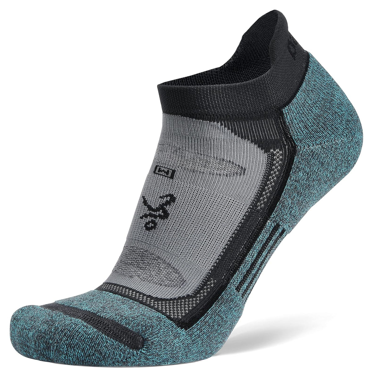 Balega Blister Resist Calcetines Deportivos Invisibles - CH - Gris - Azul