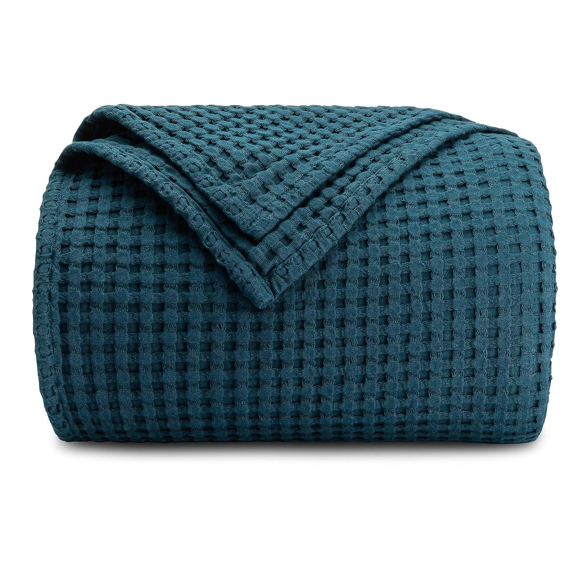 Comfy Cubs Manta 100% Algodón Tejido Gofre, Transpirable - Neptuno - Throw-Waffle - 50" X 60"