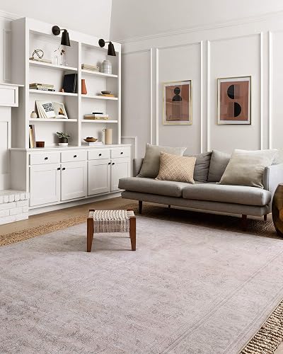 Loloi II Loren Collection LQ-12 Sand 2'-6" x 7'-6" Runner Rug