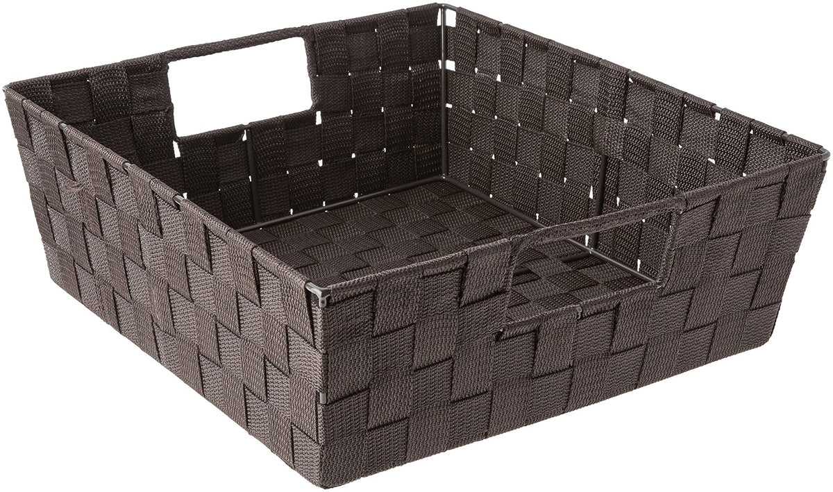 Whitmor Correa Tejida Estante, Casual, Espresso, 13W x 15D x 5H in., 1