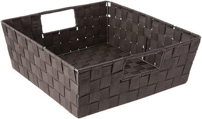 Whitmor Correa Tejida Estante, Casual, Espresso, 13W x 15D x 5H in., 1