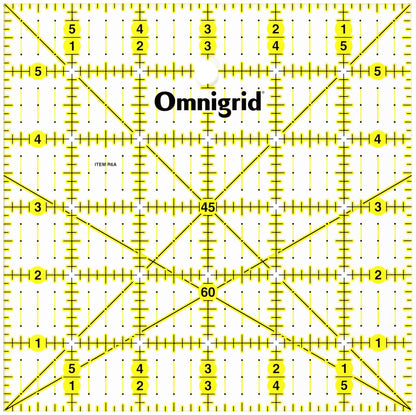 Omnigrid Regla Transparente para Costura y Acolchado, Varios Tamaños - 15.2 cm x 15.2 cm - Cuadrado