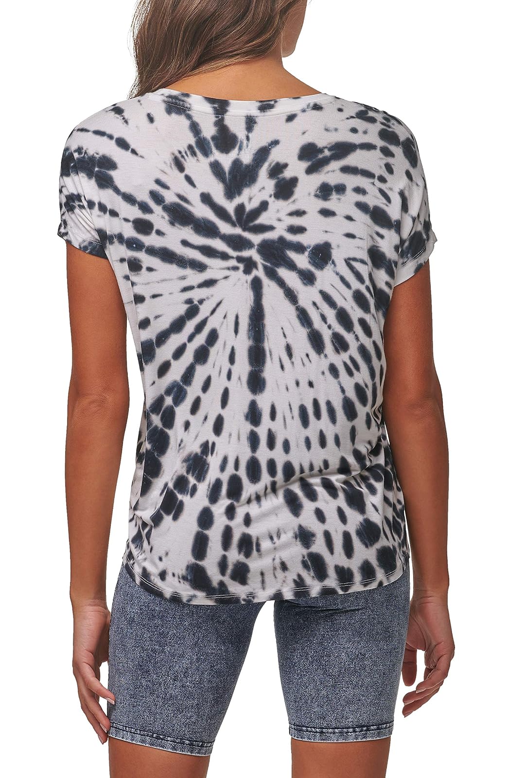 Marc New York Performance Camiseta de Manga Corta Tie Dye Camiseta para Mujer