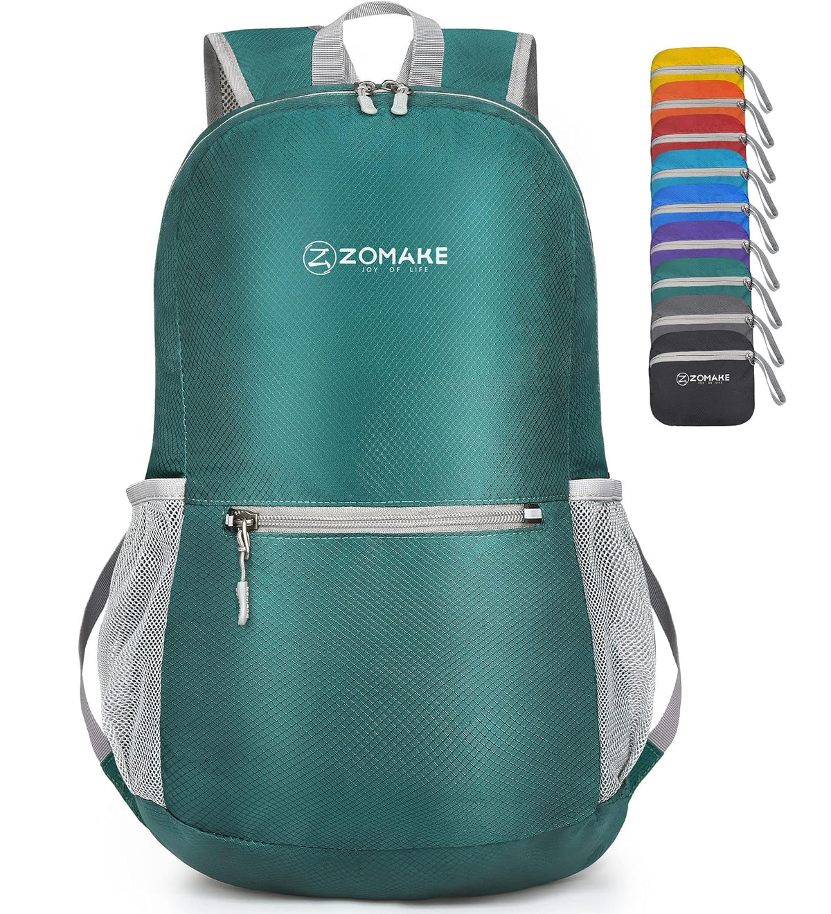 ZOMAKE Ultra Lightweight Hiking Backpack 20L, Packable Small Backpacks Water Resistant Daypack for Women Men - Verde Militar - Clásico