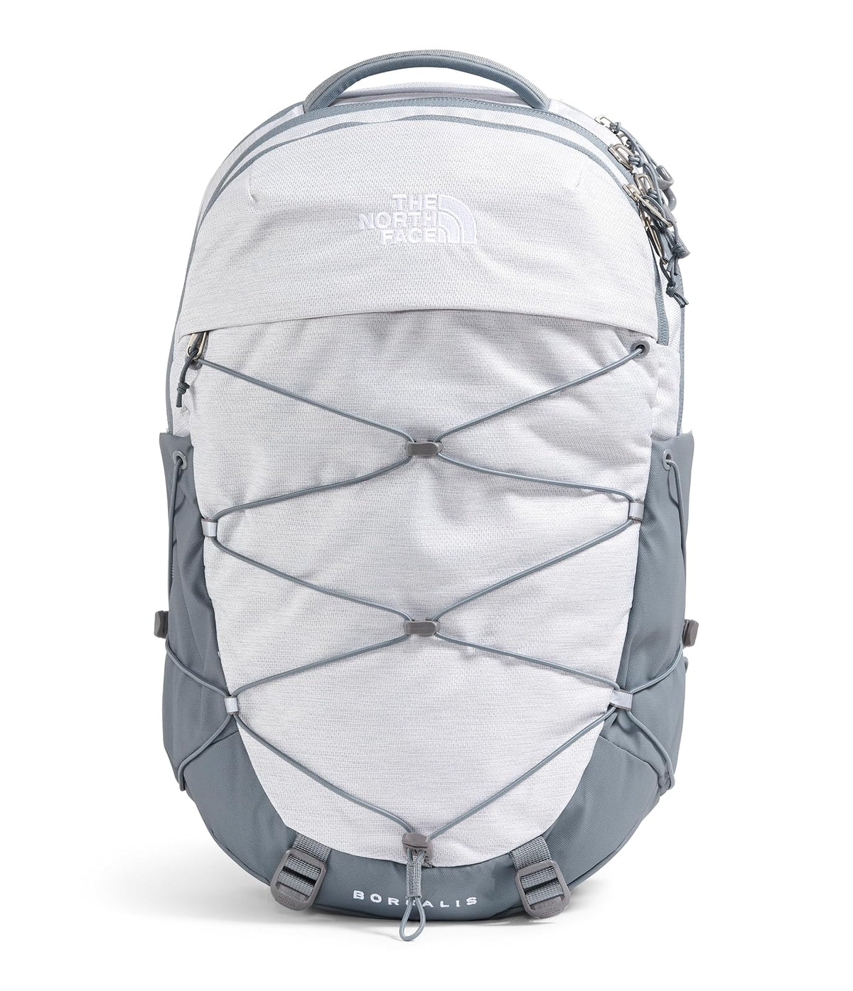 The North Face Borealis Mochila Unisex Adulto - talla única - Tnf White Metallic Mélange - Mid Grey-npf