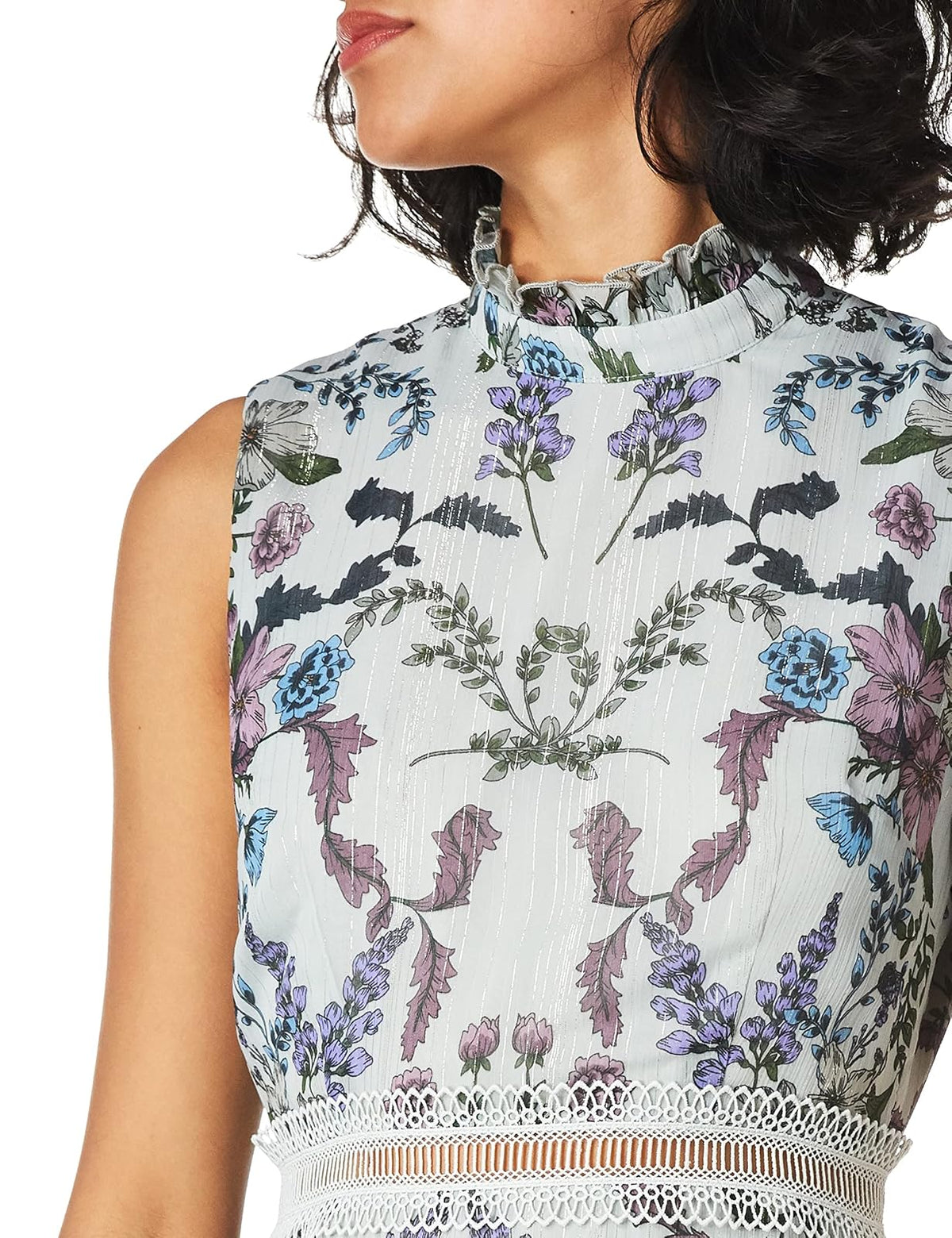 Donna Morgan Vestido sin Mangas de Gasa y Flare Vestido para ocasin Especial para Mujer