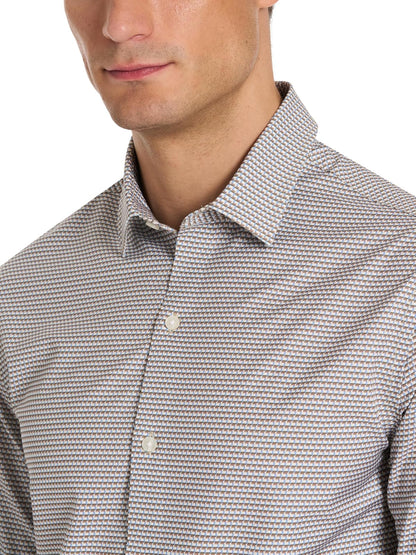 Van Heusen - Camisa elástica de Manga Larga para Hombre