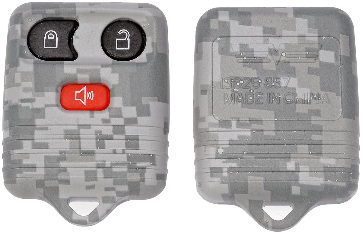 Dorman Control Remoto de 3 Botones Gris Camuflaje para Modelos Seleccionados, 13625GYC