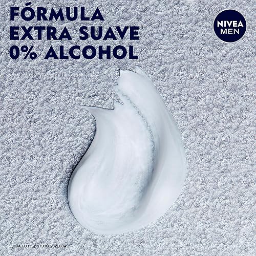 NIVEA MEN Gel para Afeitar Sensitive (200 ml) Enriquecido con Manzanilla para Piel Sensible, fórmula extra suave 0% alcohol