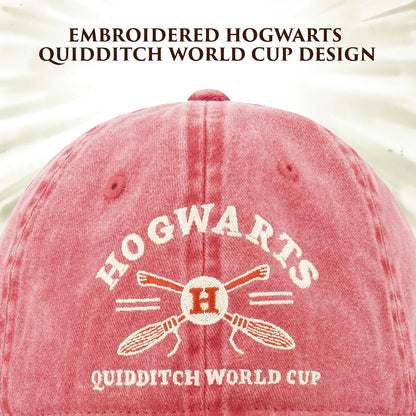 Concept One Harry Potter Dad Hat, Quidditch - Gorra de béisbol Ajustable de algodón con ala Curvada para Mujer
