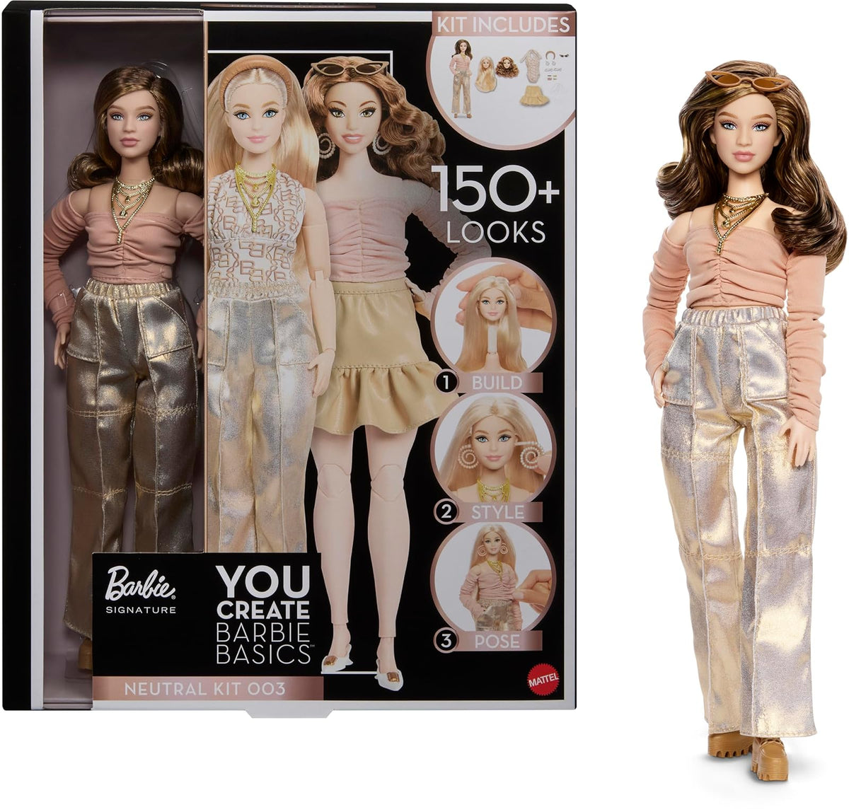 Barbie Tú Creas Kit Básico 2 de Ropa y Accesorios - Neutro