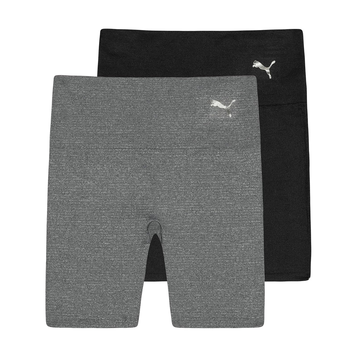 PUMA 2 Pack Rib Bike Short Pantalones Cortos Mujer