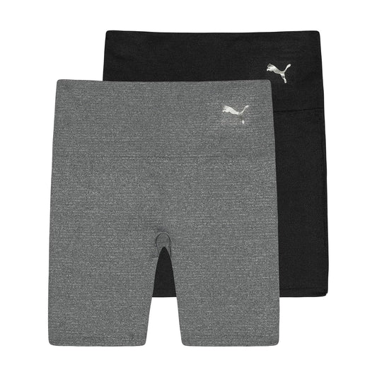 PUMA 2 Pack Rib Bike Short Pantalones Cortos Mujer