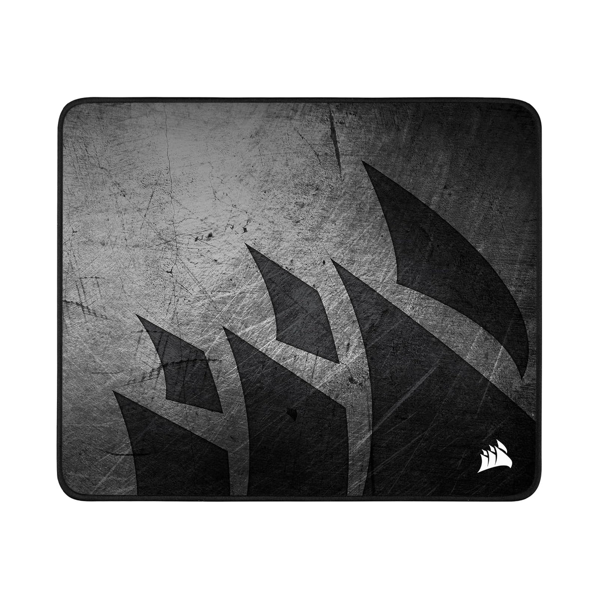 Corsair MM300 Pro Alfombrilla para Juegos - Medio, Negro/Gris | 36 cm x 30 cm, Tela a Prueba de Derrames, Microtejido, Goma Afelpada gruesa 3 mm, Base Goma Texturizada Antideslizante