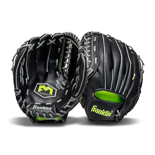 Franklin Sports Field Master Midnight Series - Guante de béisbol para diestros