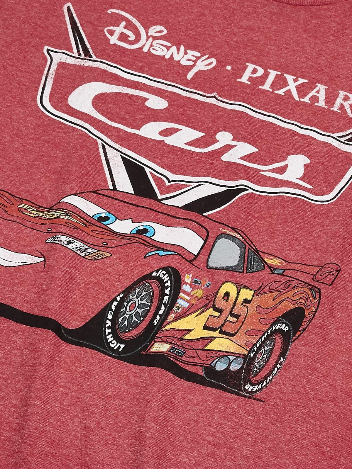 Disney Cars Lightning Mcqueen T-Shirt CamisetaHombre