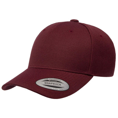 Yupoong Yp Classics™ 5-Panel Premium Curved Visor Snapback Cap Tapa Hombre