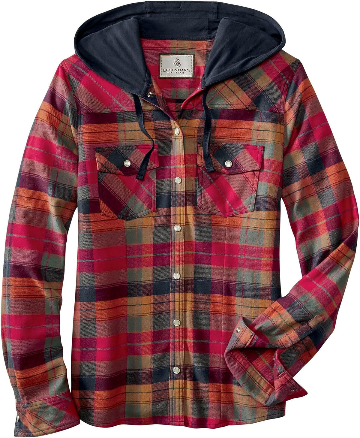 Legendary Whitetails Women's Lumber Jane Hooded Flannel Shirt