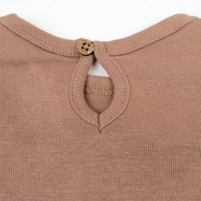 HonestBaby - Body de manga larga de algodón orgánico para bebés y niñas
