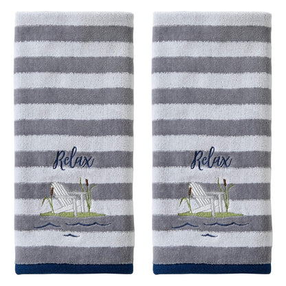 SKL Home by Saturday Knight Ltd. Toalla de Mano para Silla Relax (Paquete de 2), Multicolor