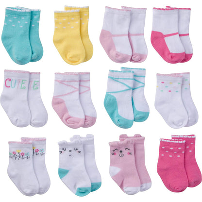 ONESIES 12-pair Bootie Socks CalcetinesUnisex bebé