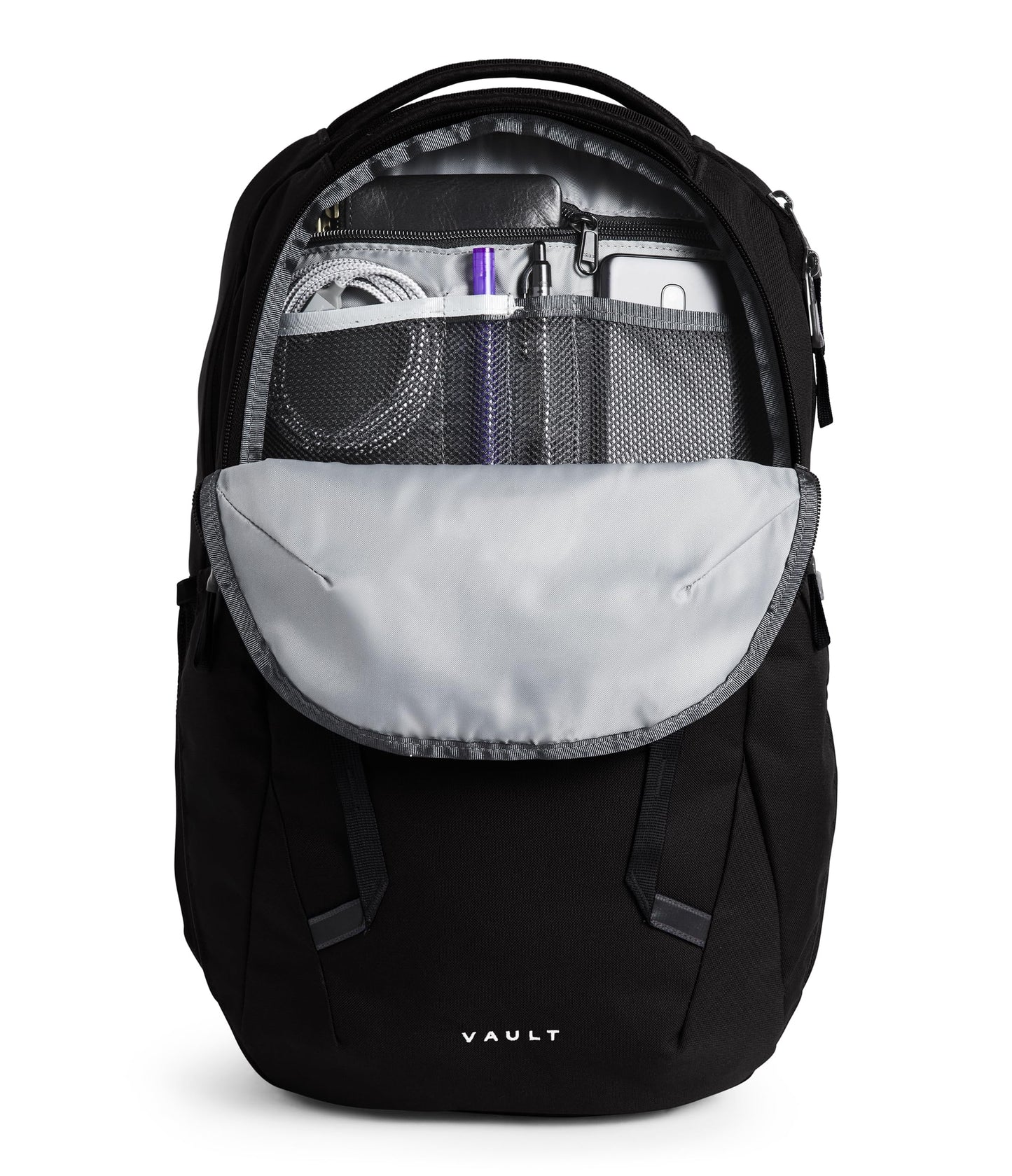 THE NORTH FACE - Mochila para portátil para mujer, Tnf Black-npf, Una talla, Mochila para portátil Vault Everyday