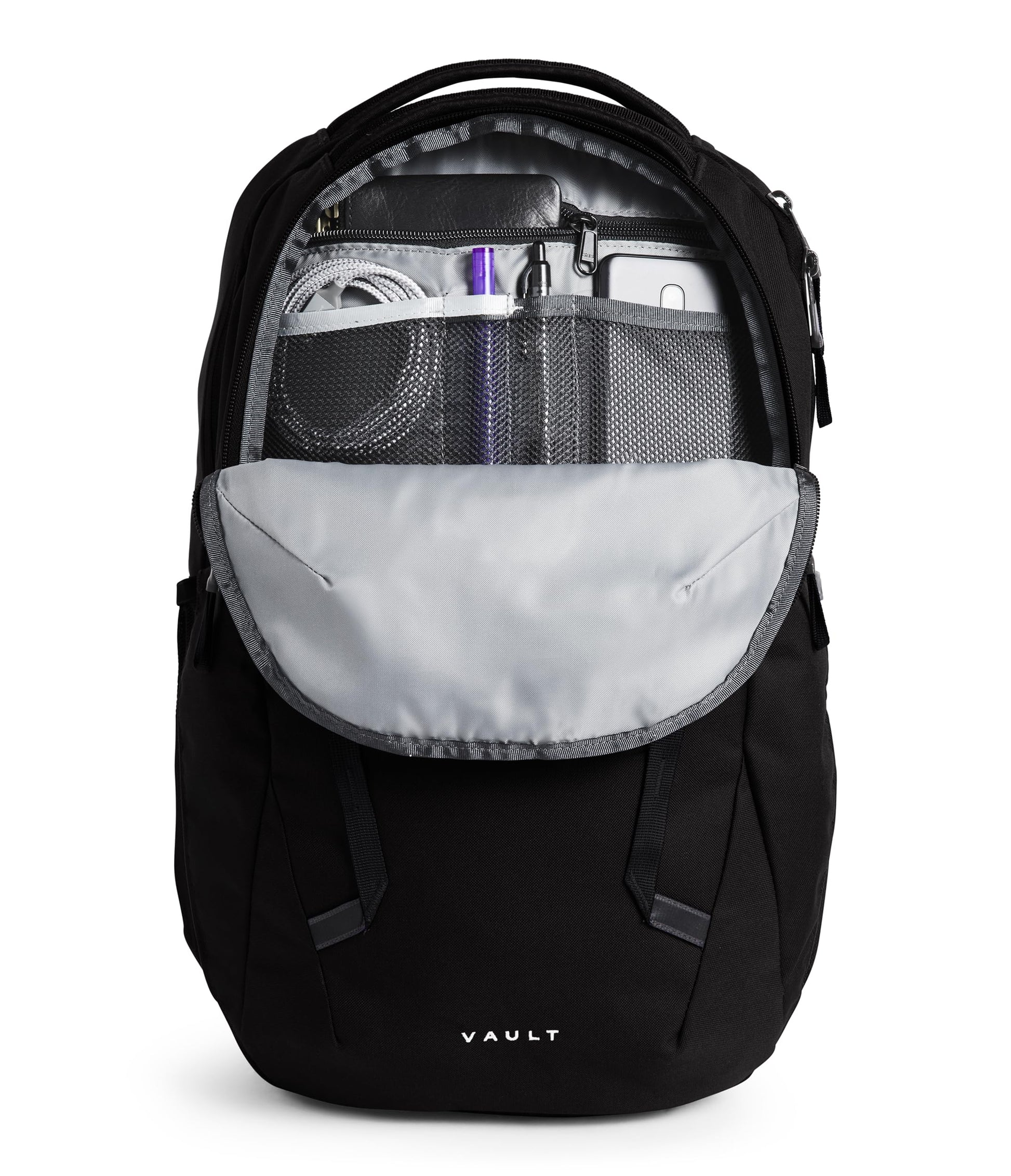 THE NORTH FACE - Mochila para portátil para mujer, Tnf Black-npf, Una talla, Mochila para portátil Vault Everyday