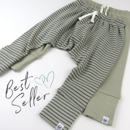 HonestBaby - Pantalones Deportivos honestos, 100% algodón orgánico para bebés y niños, niñas, Unisex