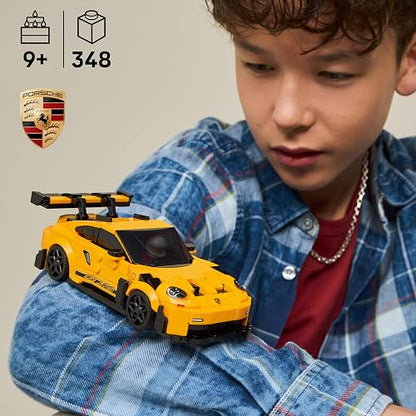 LEGO Speed Champions Superauto Porsche 911 GT3 RS Juguete, Kit de Modelo y Set de Construcción, Juego Construible con 1 Minifigura Coleccionable, Regalo para Niños 77239