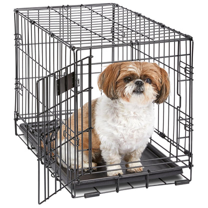 MidWest Homes for Pets Jaula iCrate Plegable para Perro con Panel Divisor - 22-Inch w - Divider - Puerta única
