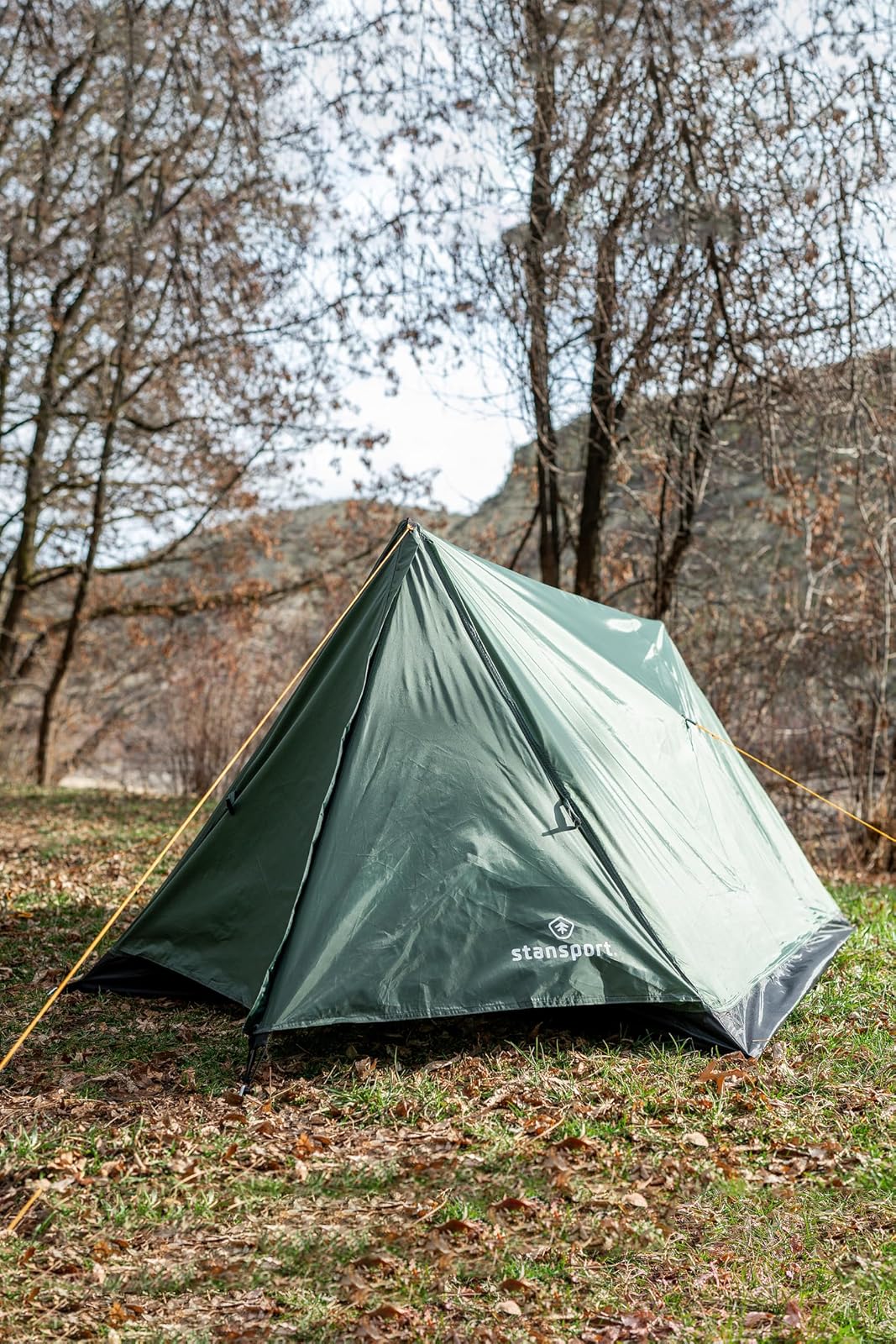 Stansport Scout Tienda de campaña plegable, 1.98 m x 1.37 x 0.91 m, color verde