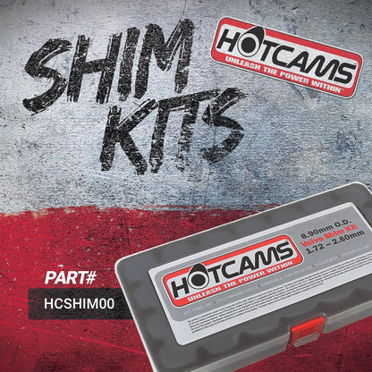 Hot Cams Kit Completo de cuña HCSHIM00 de 8,90 mm para diversas Motos de Cross KTM 2005-2017
