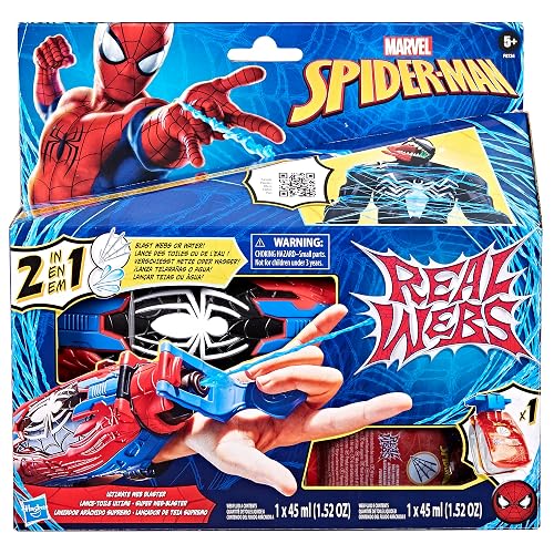 Marvel Spider-Man - Lanzador Arácnido Supremo 2 en 1 - Juguete de Rol con Disfraz - Para Niños a Partir de 5 Años
