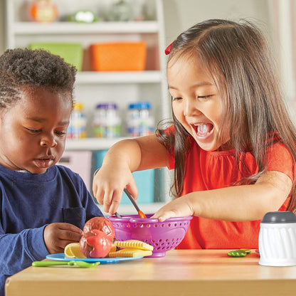 Learning Resources New Sprouts Pasta Time, 20 Piezas, 2 años +, Juegos de Imitacion, Alimentos de Juguete, Comida de Juguete para niños, Juegos de Cocina de Juguete,mercadito de Juguete