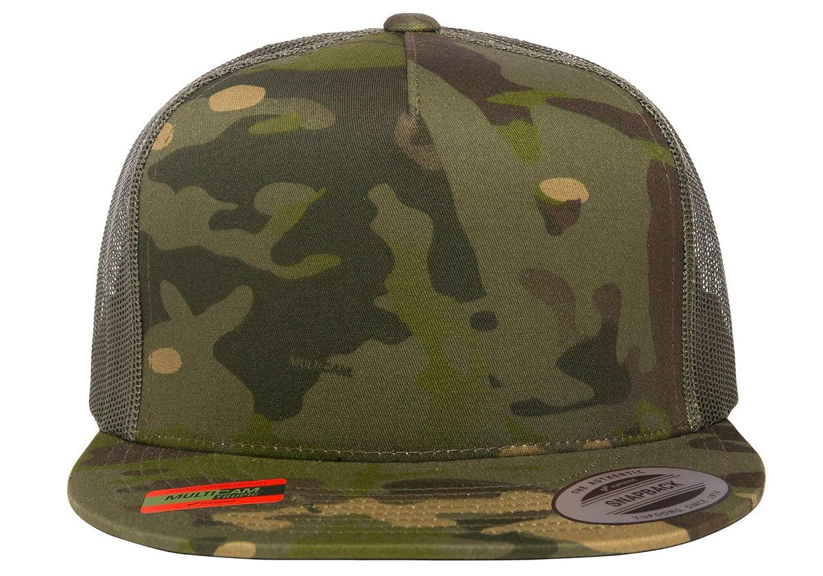 Flexfit - Gorra de Camionero para Hombre, Talla única, Color Negro, Negro -, One Size