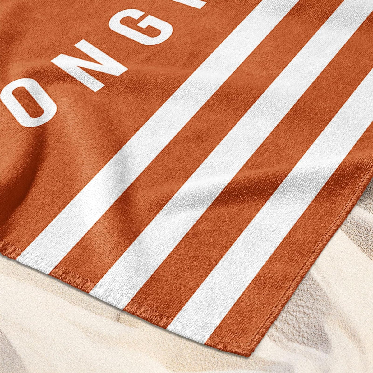 Northwest NCAA Texas Longhorns - Toalla de Playa Unisex para Adultos, 30 x 60 Pulgadas, Rayas