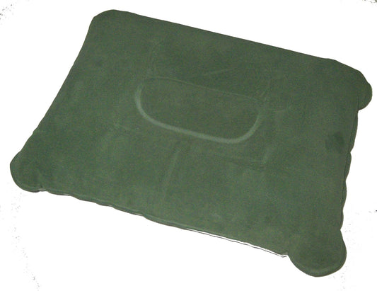 Almohada inflable para camping (PL-1), color verde
