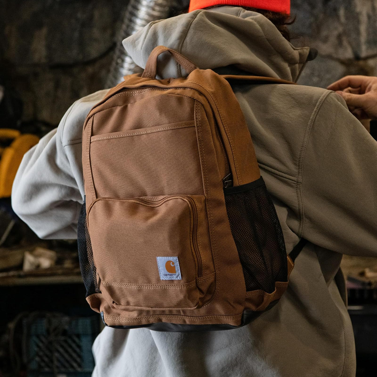Carhartt - Mochila de 23 litros con un solo compartimento, paquete duradero con funda para portátil y base resistente a la abrasión Duravax, mochila de 23 litros (negro)