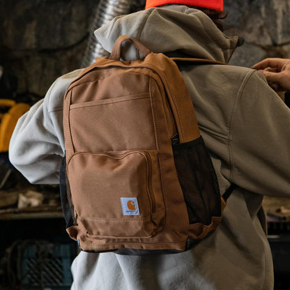Carhartt - Mochila de 23 litros con un solo compartimento, paquete duradero con funda para portátil y base resistente a la abrasión Duravax, mochila de 23 litros (negro)